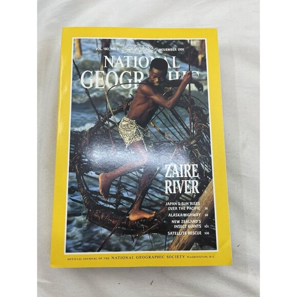 Vintage Nat Geo Lot Jul–Dec 1991 w/ Slipcover | History, Science - Picture 10 of 16